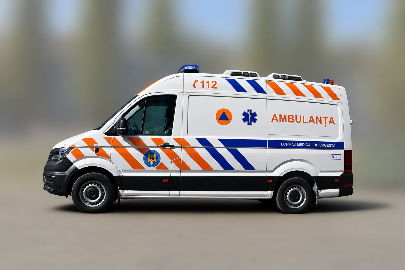 Ambulanță – echipaj medical de urgență, serviciile publice de ambulanță din România